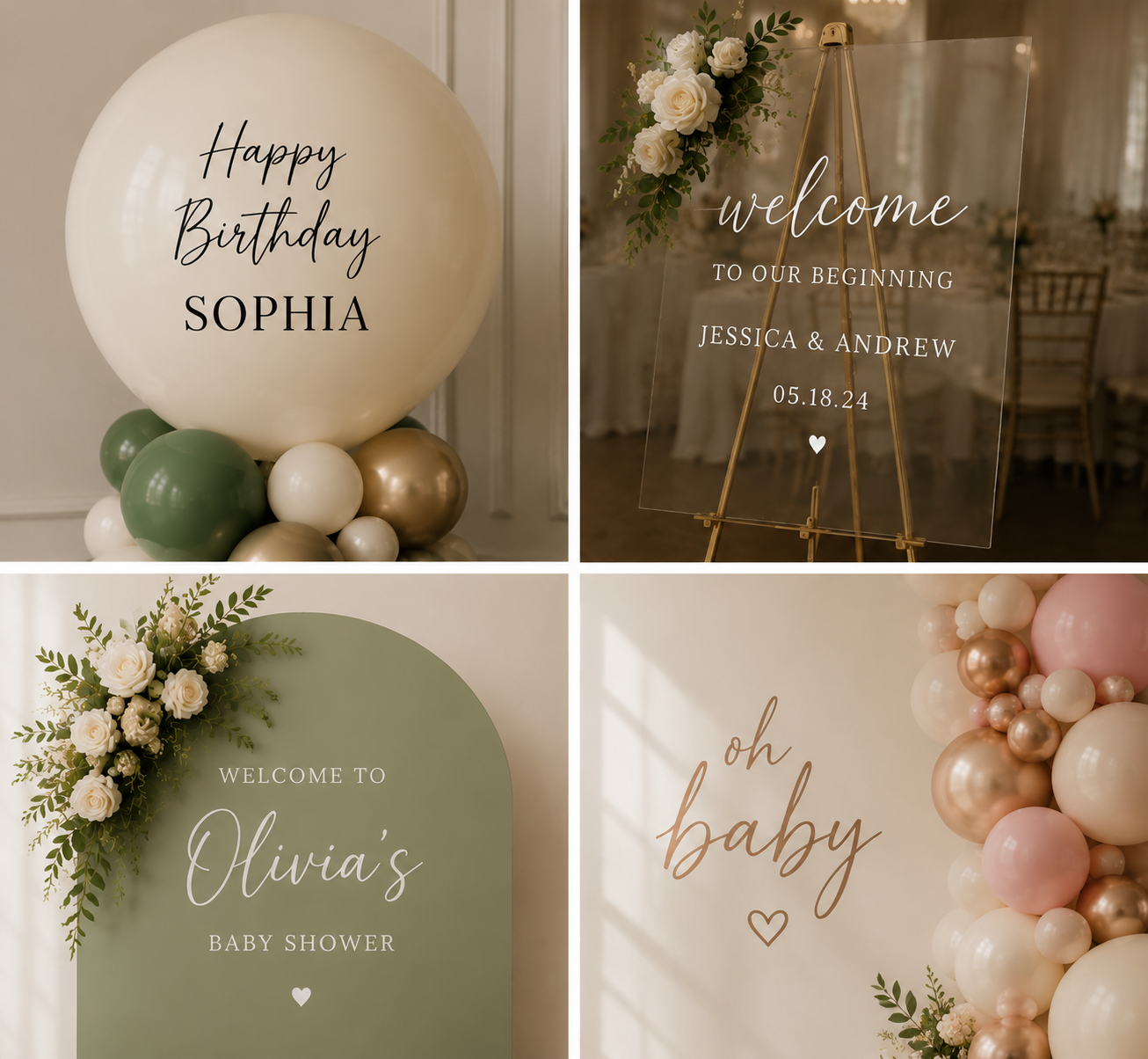 Personalized Vinyl Lettering